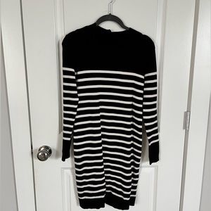LOFT striped sweater dress
